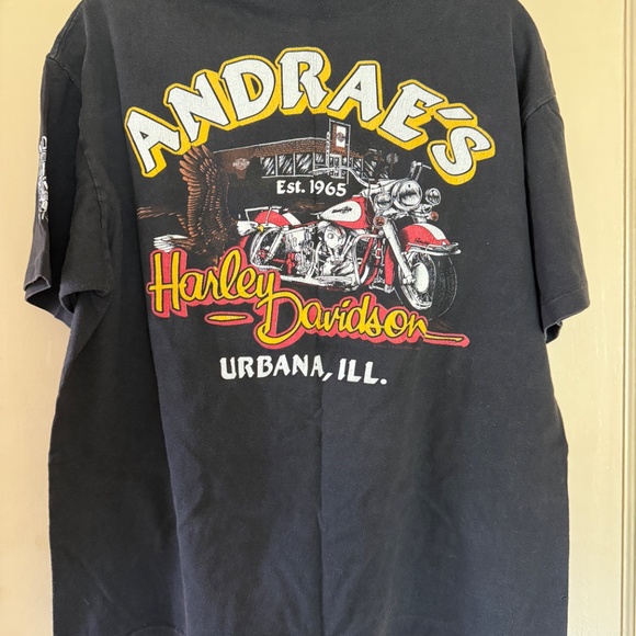 Vintage Harley-Davidson "Time Tested" T-shirt- two-sided plus sleeve 1994 - Picture 2 of 5